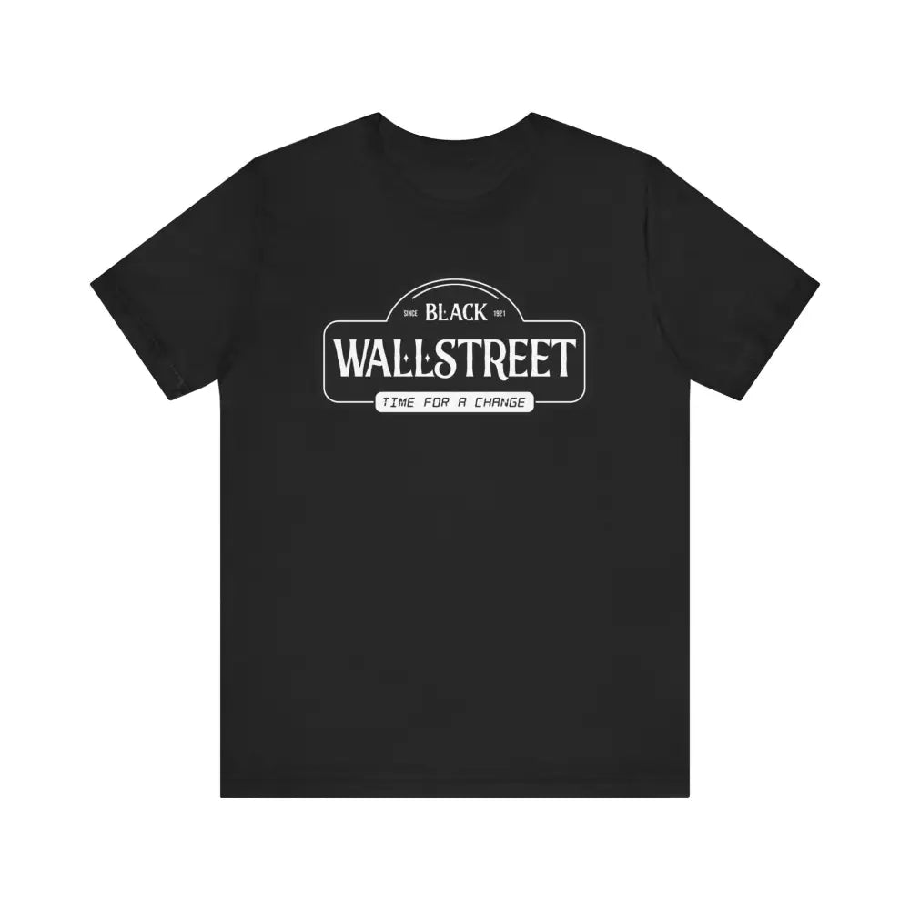 BlackWall Street Logo Short Sleeve Tee - Black / XS - T-Shirt