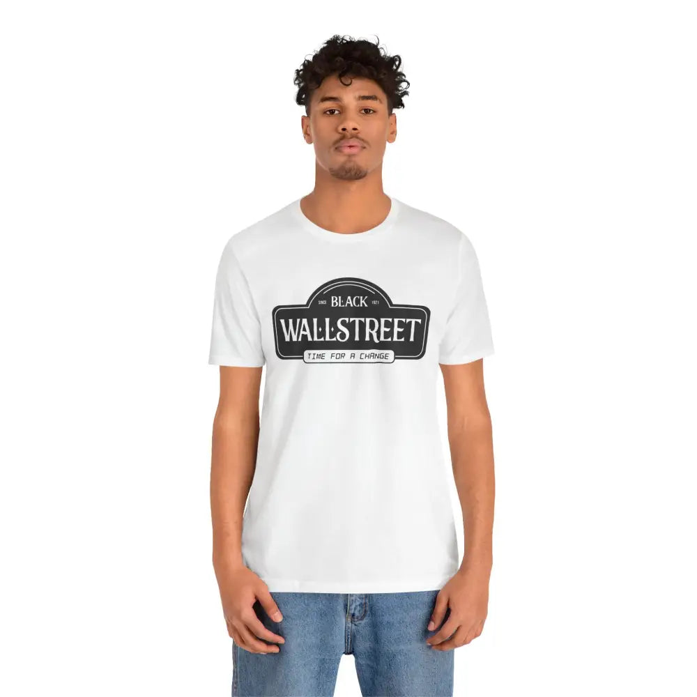 BlackWall Street Logo Short Sleeve Tee - T-Shirt